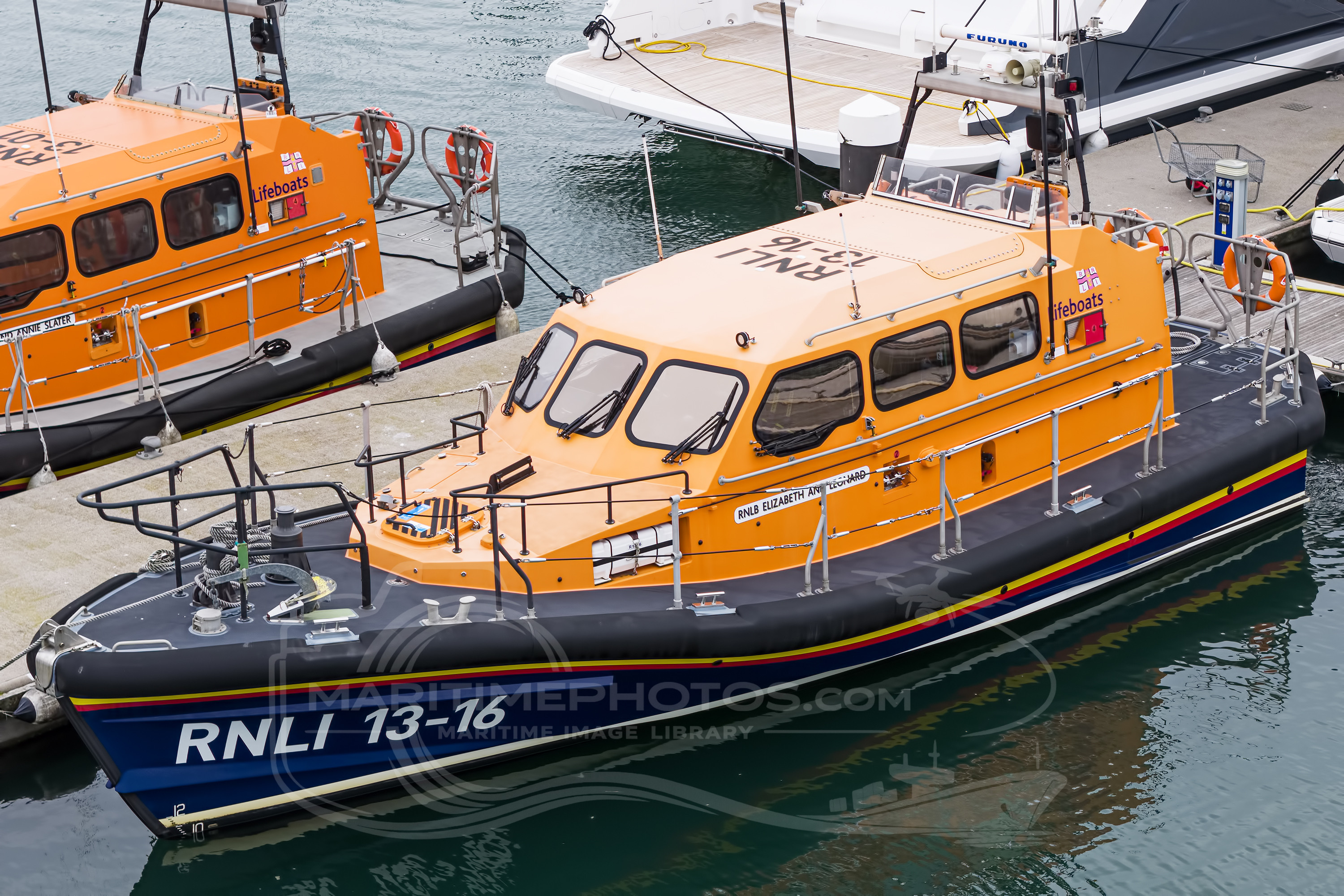 Shannon Class 13-16 "RNLB Elizabeth Ann Leonard" RNLI – Shannon Class at Poole, United Kingdom