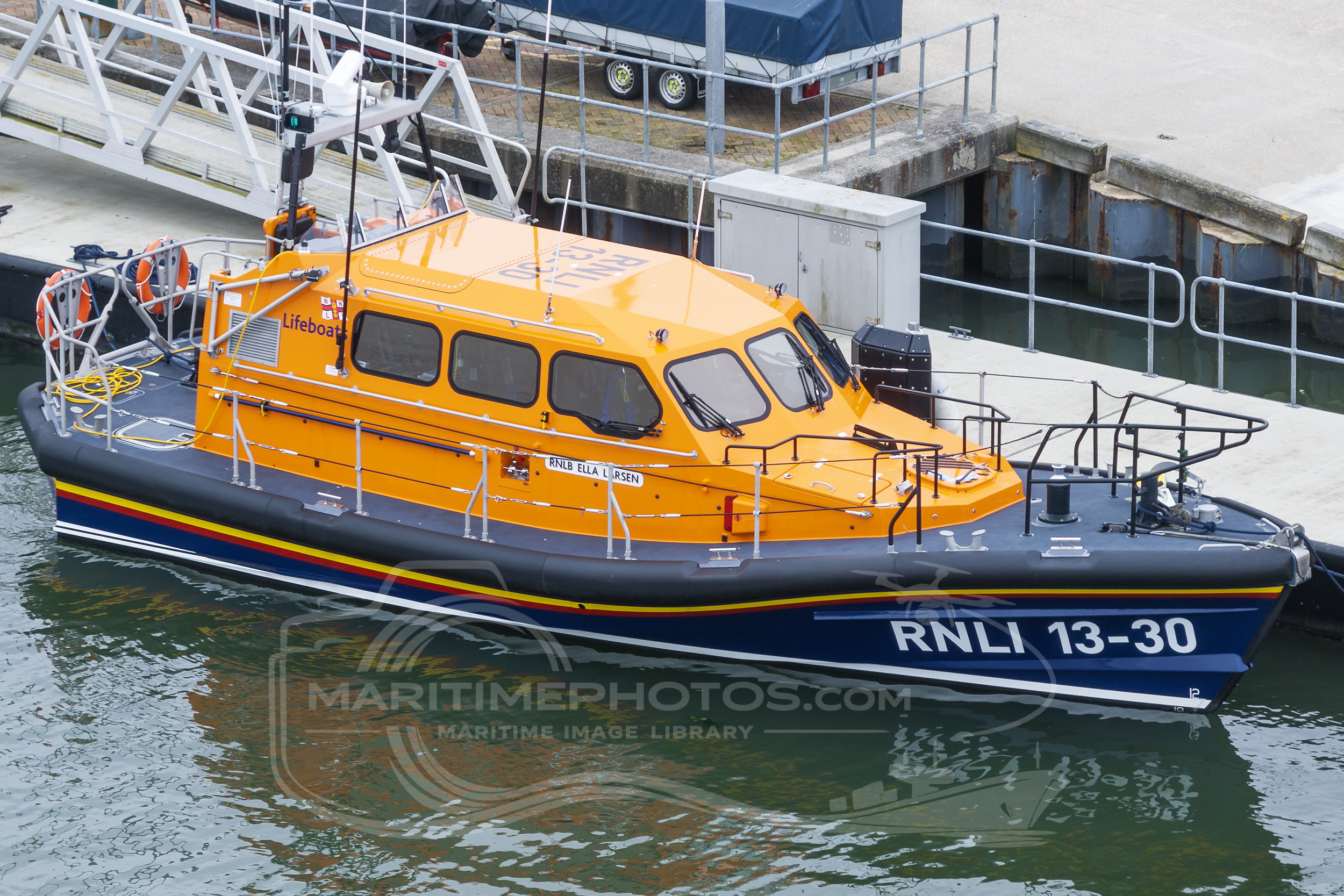 Shannon Class 13-30 "RNLB Ella Larsen" RNLI – Shannon Class at Poole, United Kingdom