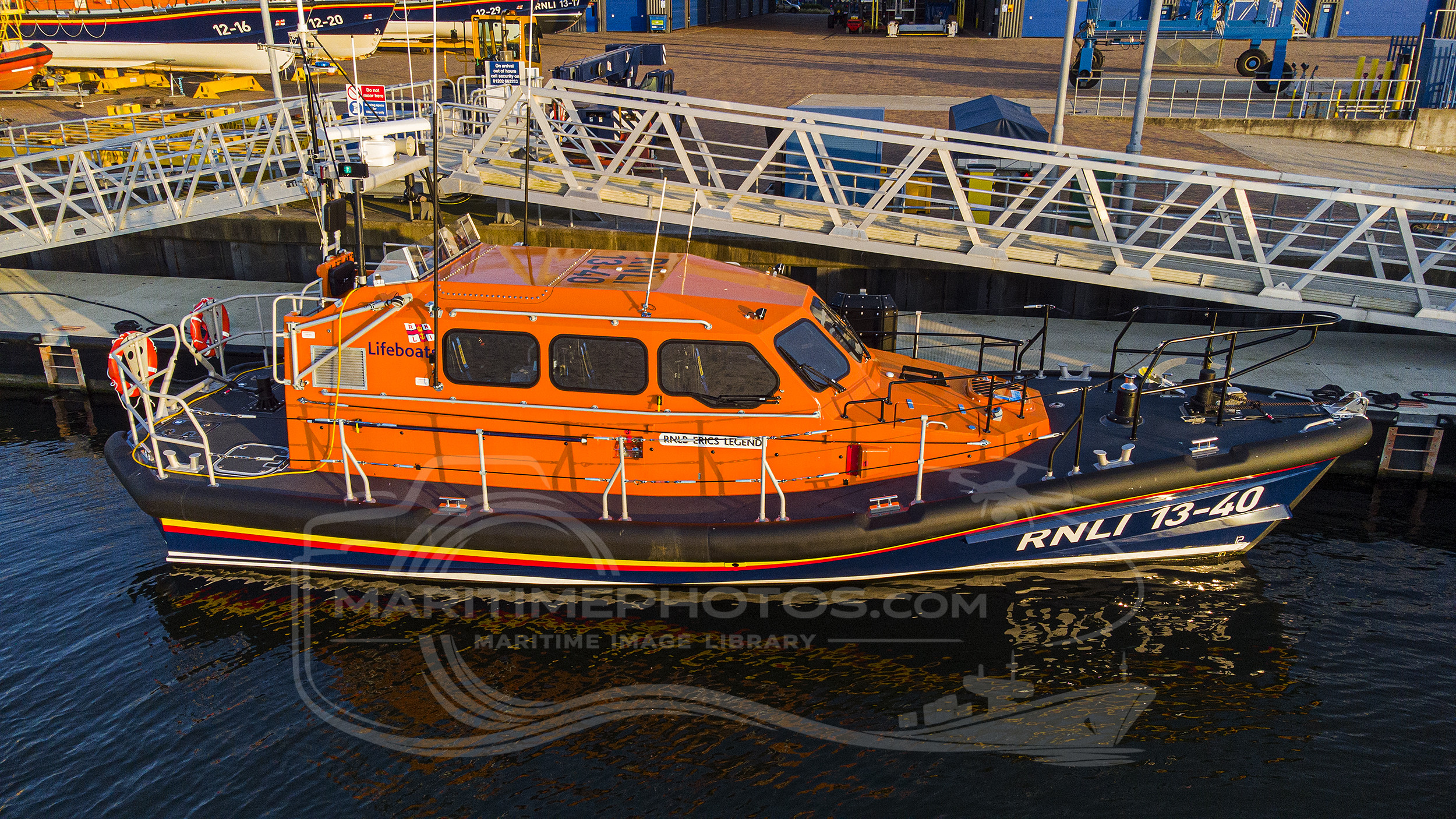Shannon Class 13-40 "RNLB Eric's Legend" RNLI – Shannon Class at Poole, United Kingdom