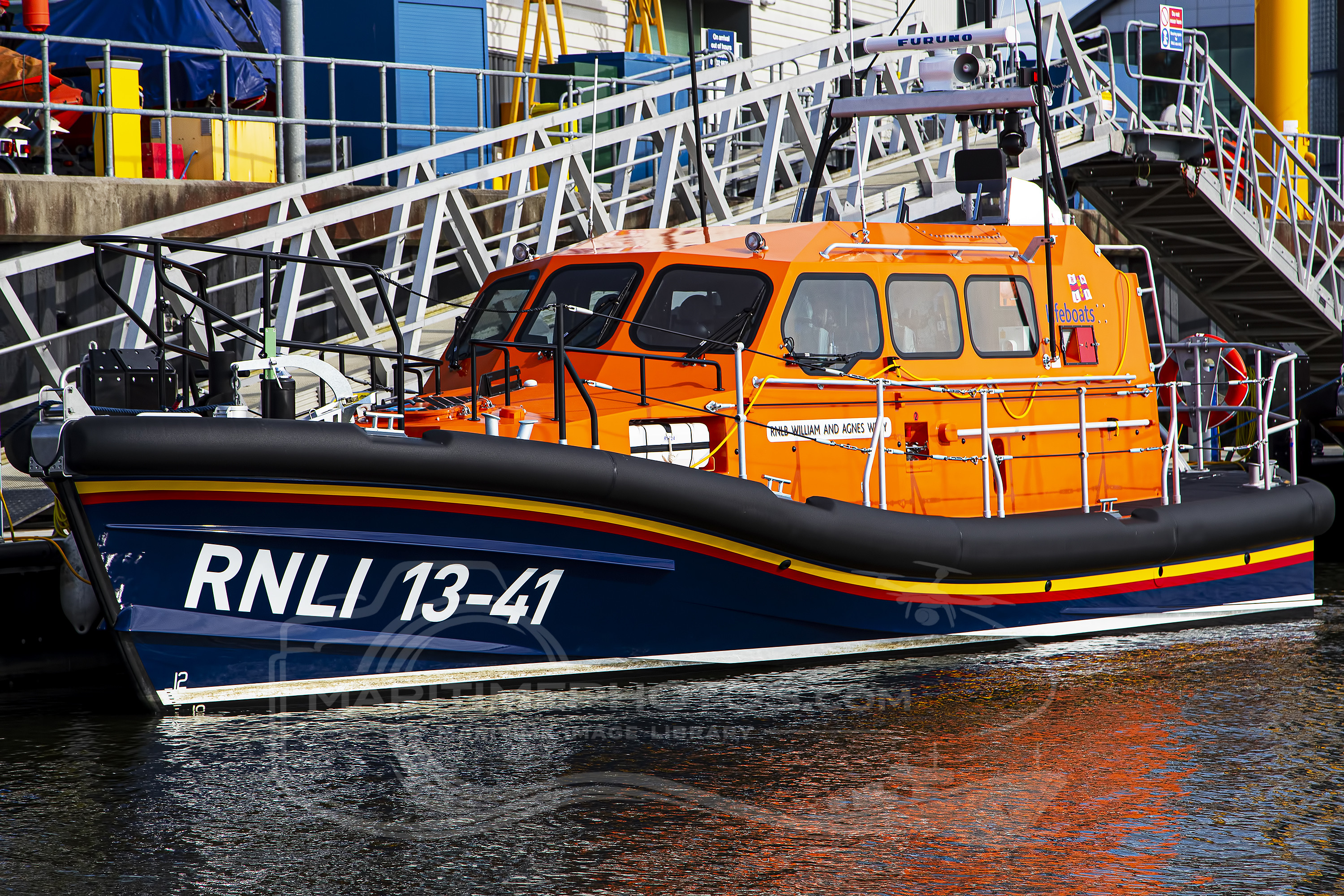 Shannon Class 13-41 "RNLB William and Agnes Wray" RNLI – Shannon Class at Slip Way, United Kingdom