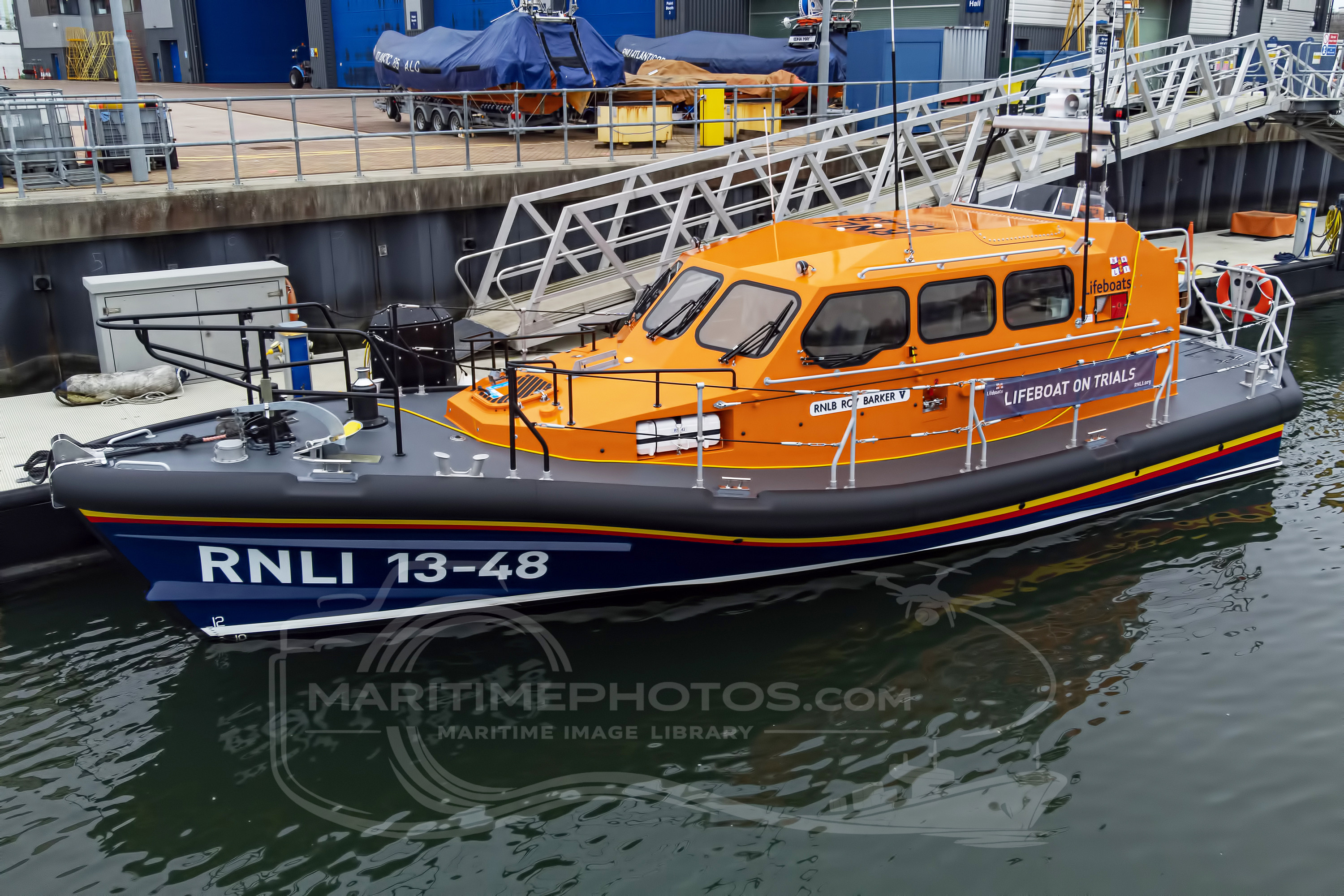 Shannon Class 13-48 "RNLB Roy Barker V" RNLI – Shannon Class at Poole, United Kingdom
