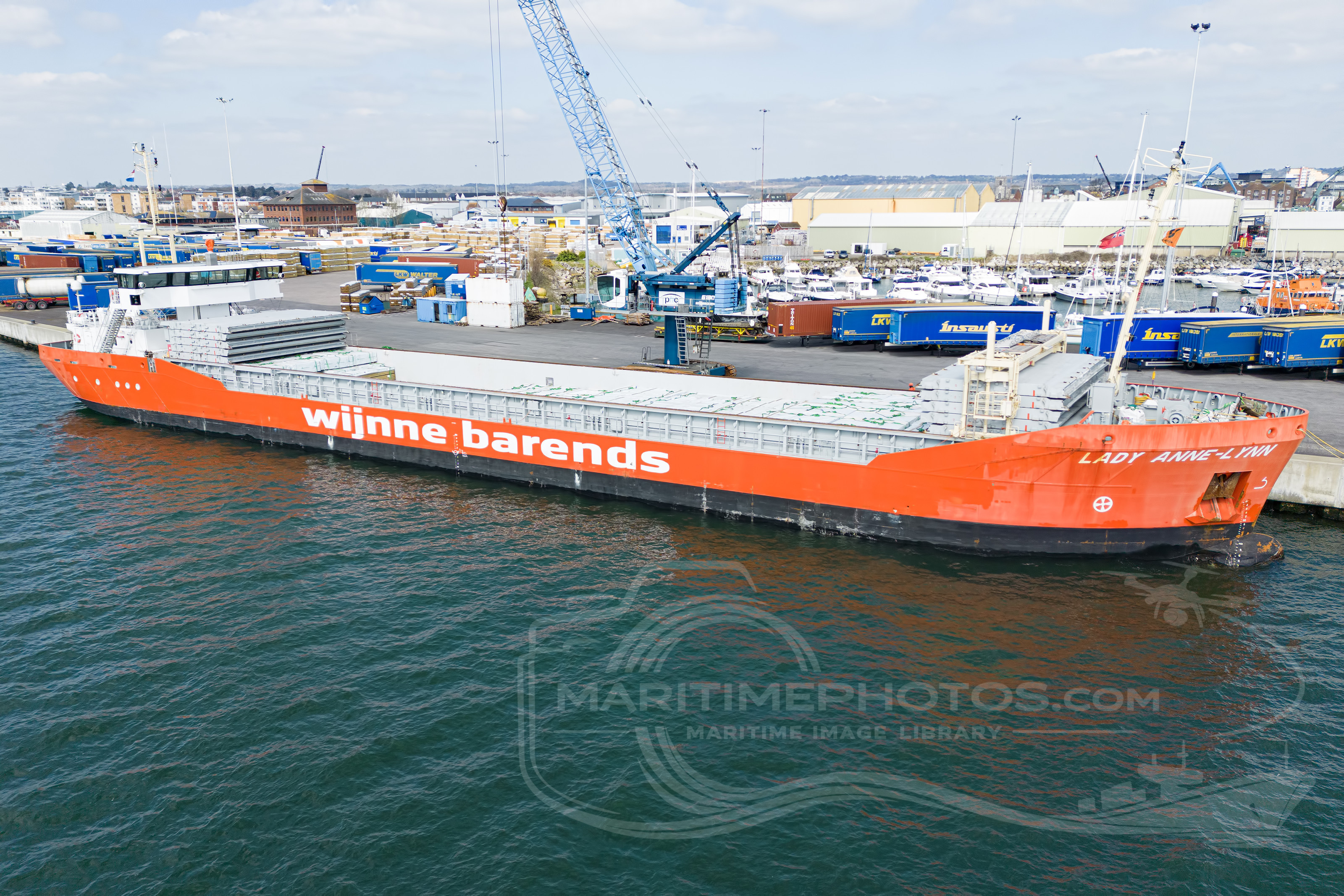 Lady Anne-Lynn General Cargo IMO 9760392 at Poole, United Kingdom