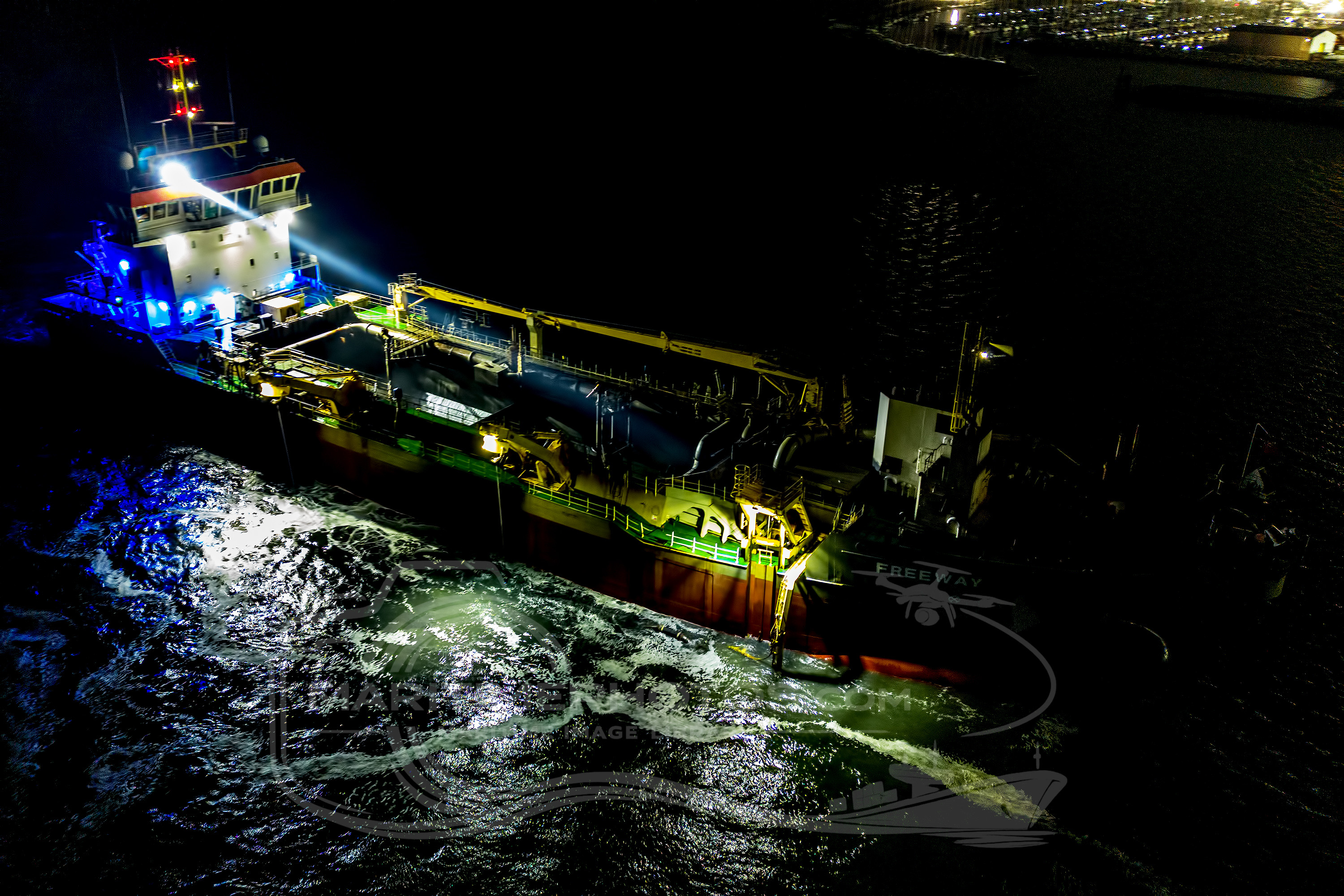 Freeway Dredger IMO 9691682 at Poole, United Kingdom