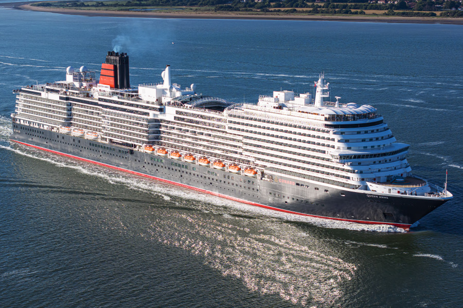 Queen Anne at Southampton, UK