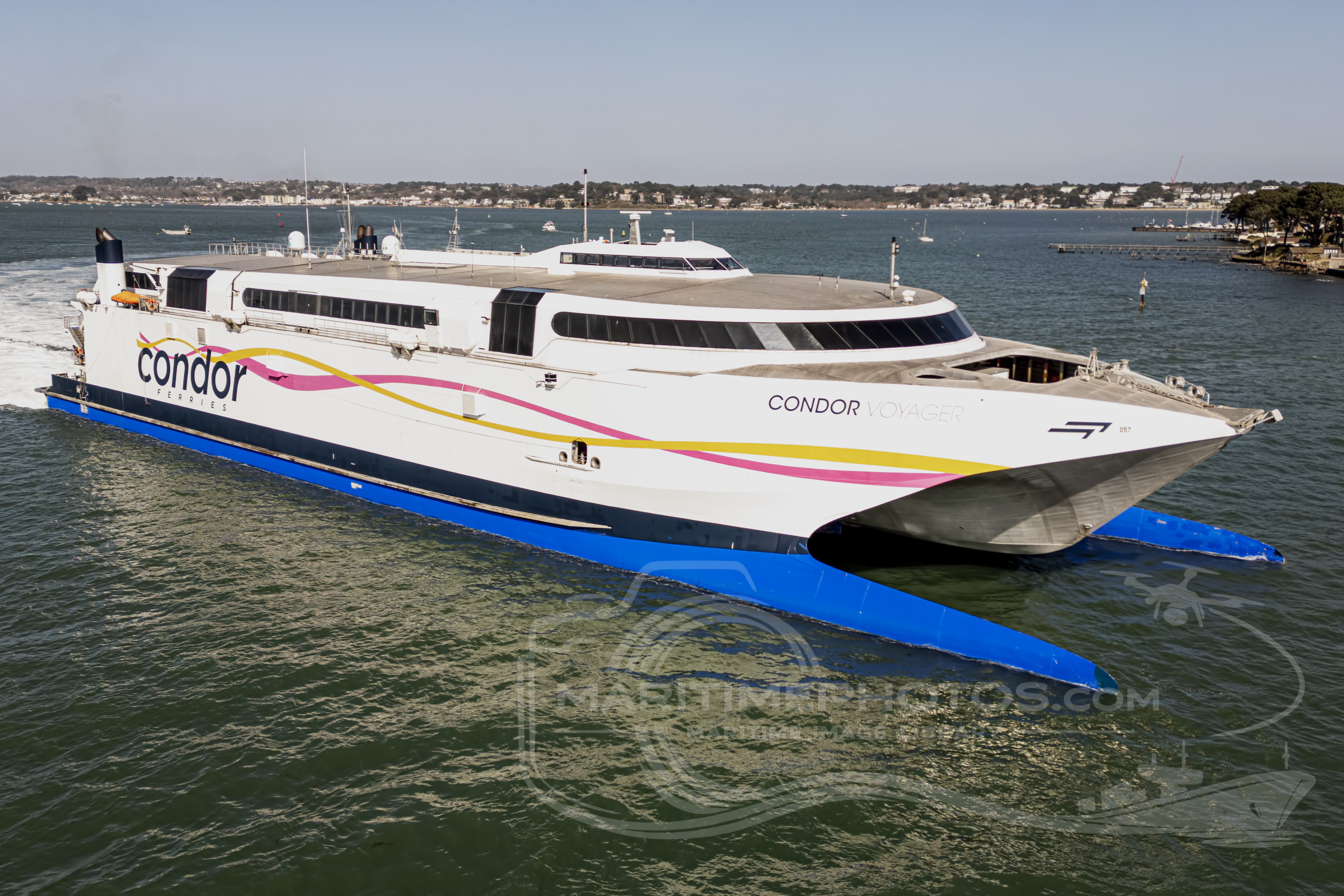 Condor Voyager Ferry IMO 9221358 at Poole, United Kingdom