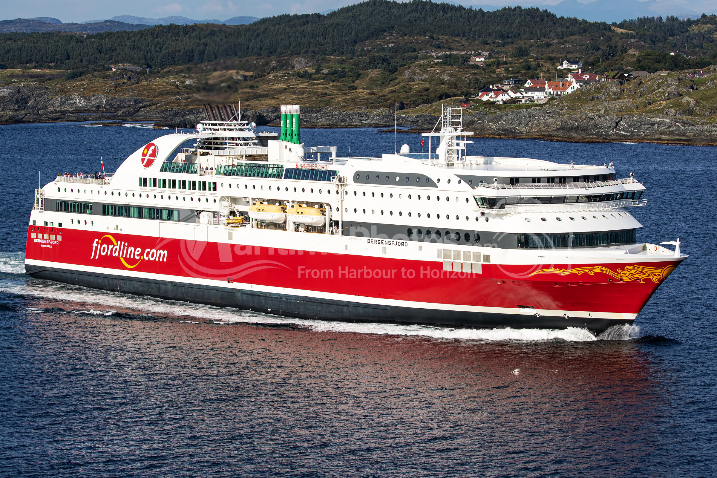 Bergensfjord Ferry IMO 9586617 at Haugesund, Norway