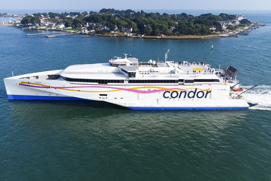 HSC Condor Liberation IMO 9551363 at Poole, United Kingdom