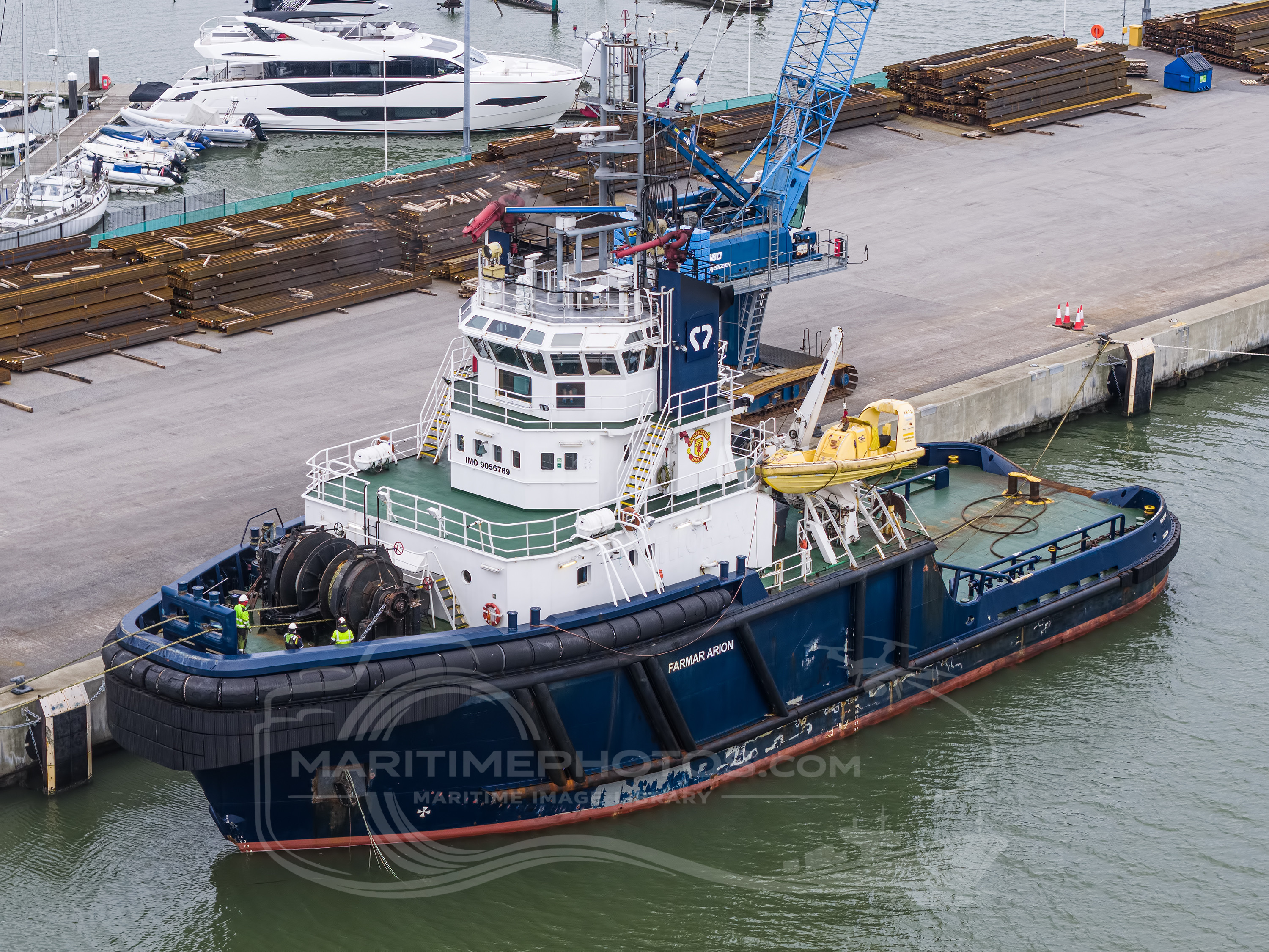 Farmar Arion Tug IMO 9056789 at Poole, United Kingdom