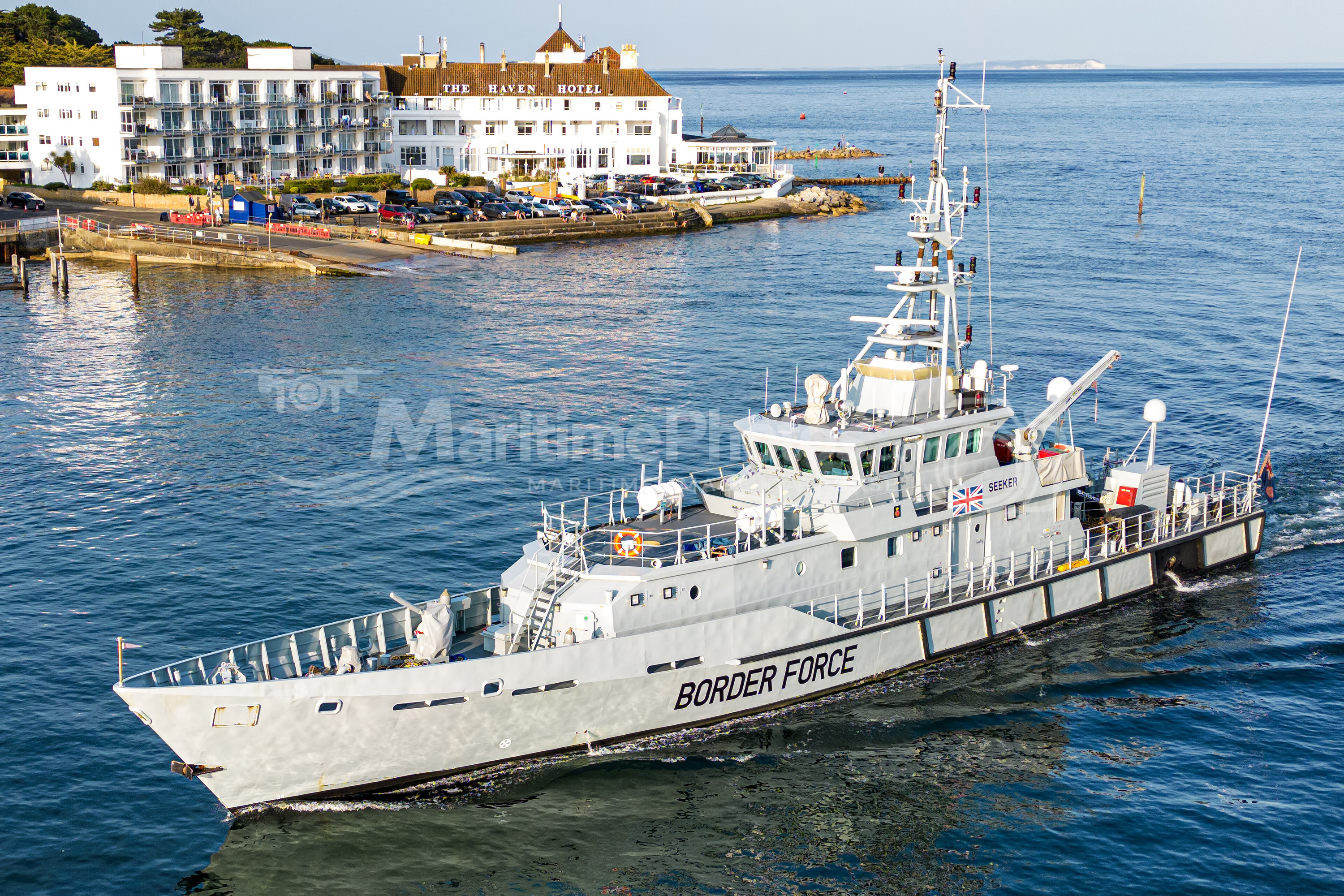 Seeker Border Force IMO 9234795 at Poole, UK