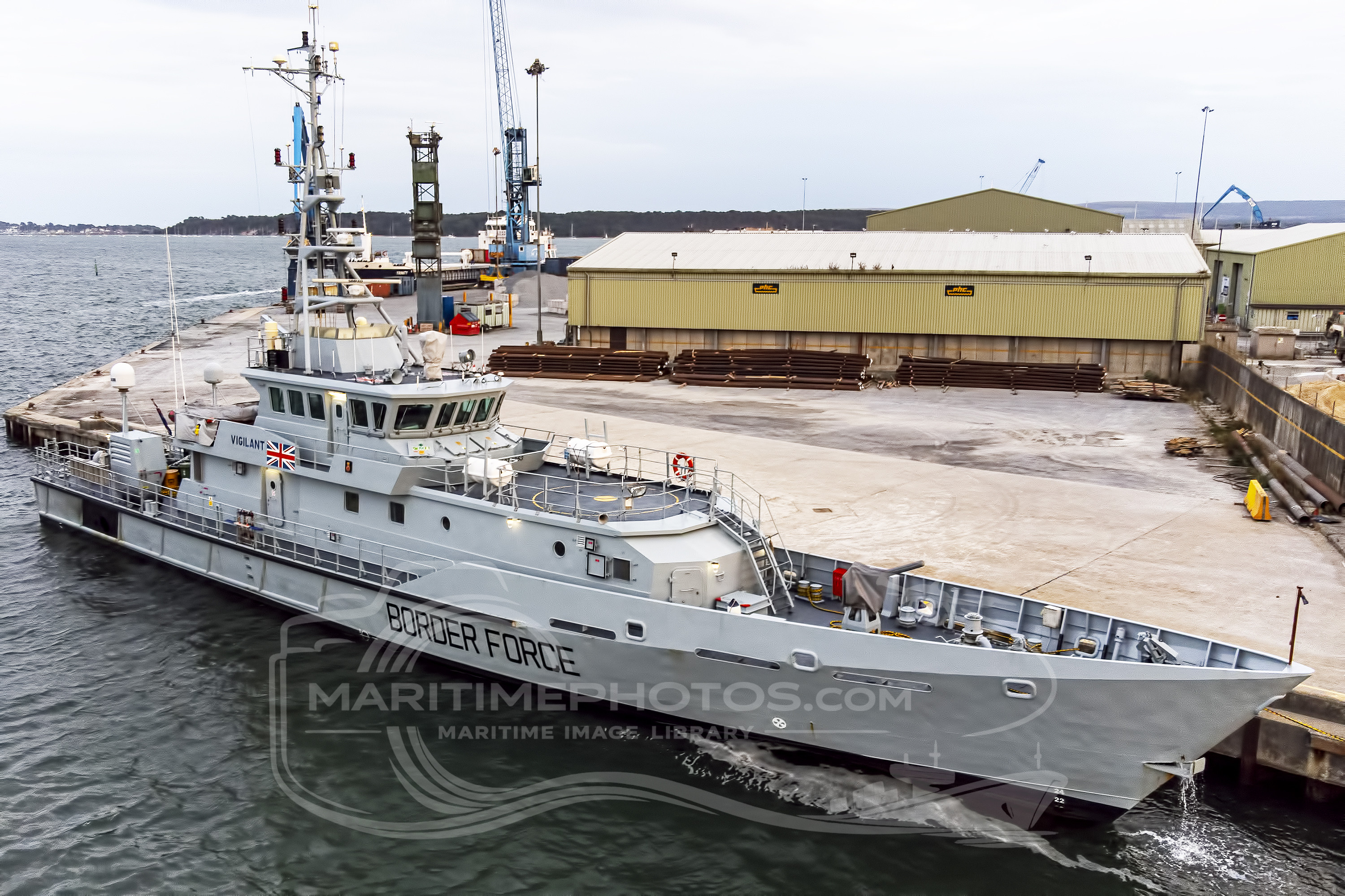 Vigilant Border Force IMO 9276353 at Poole, United Kingdom