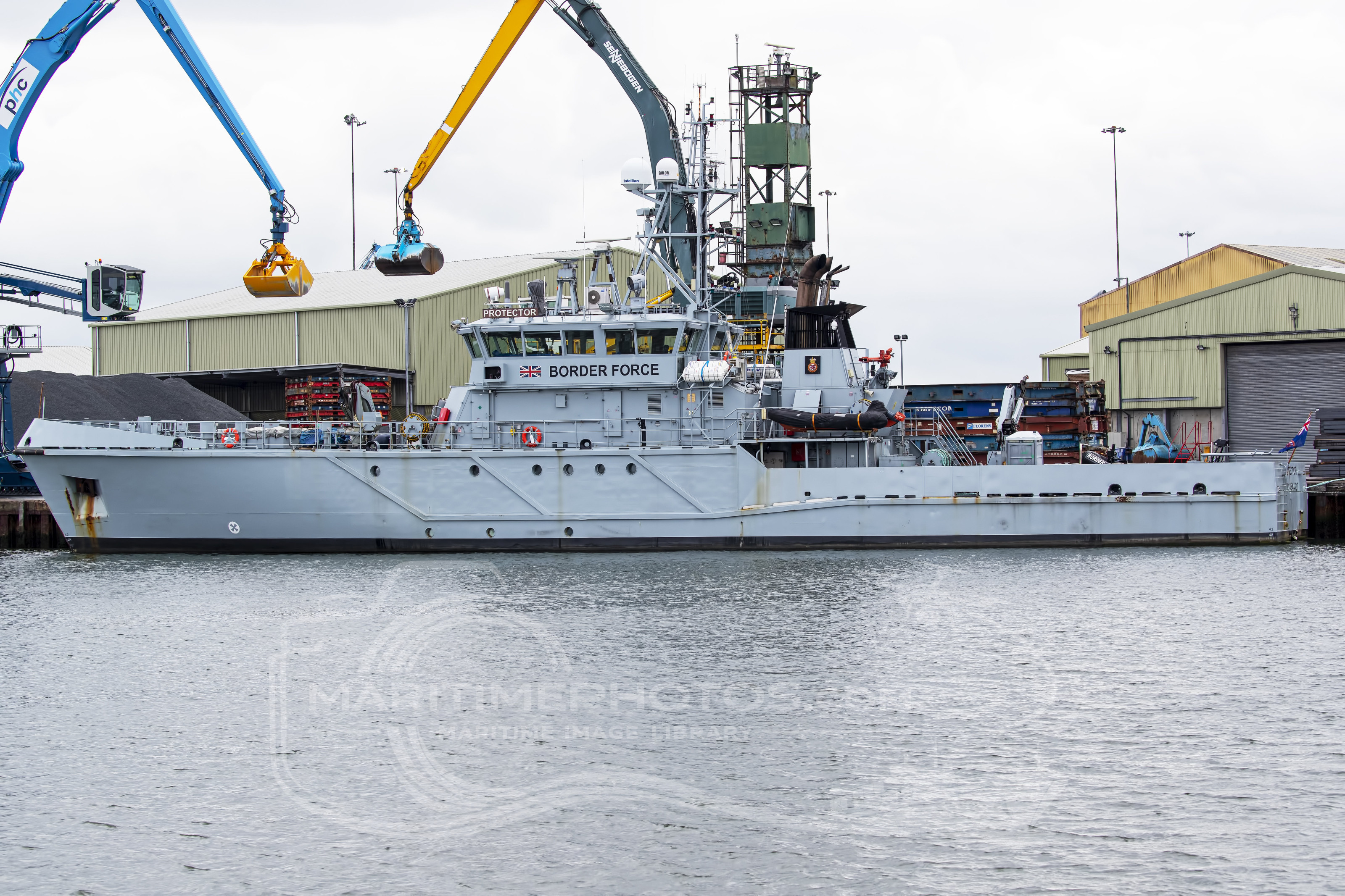 Protector Border Force at Poole, United Kingdom