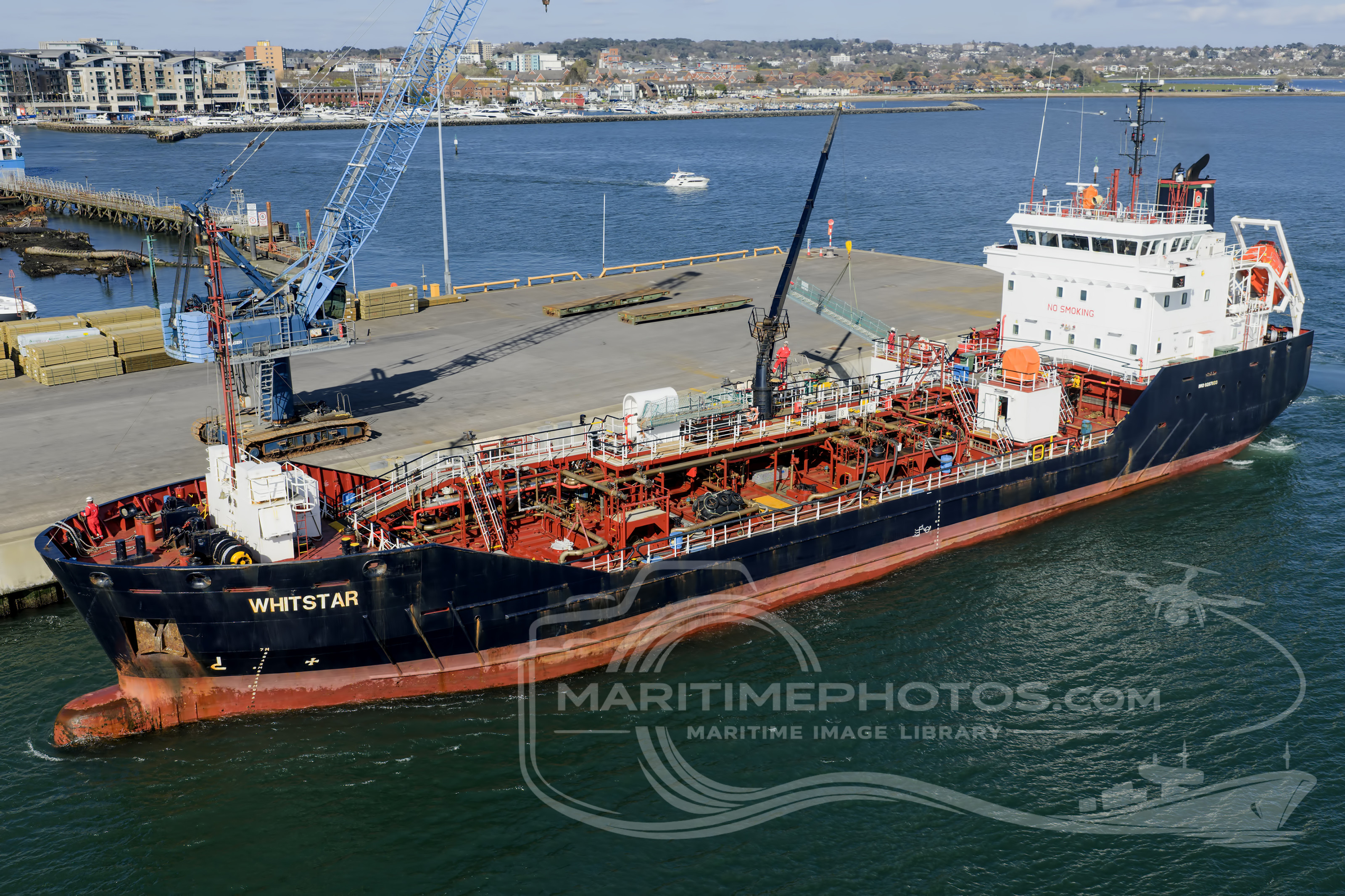 Whitstar Tanker IMO 6828820 at Poole, United Kingdom
