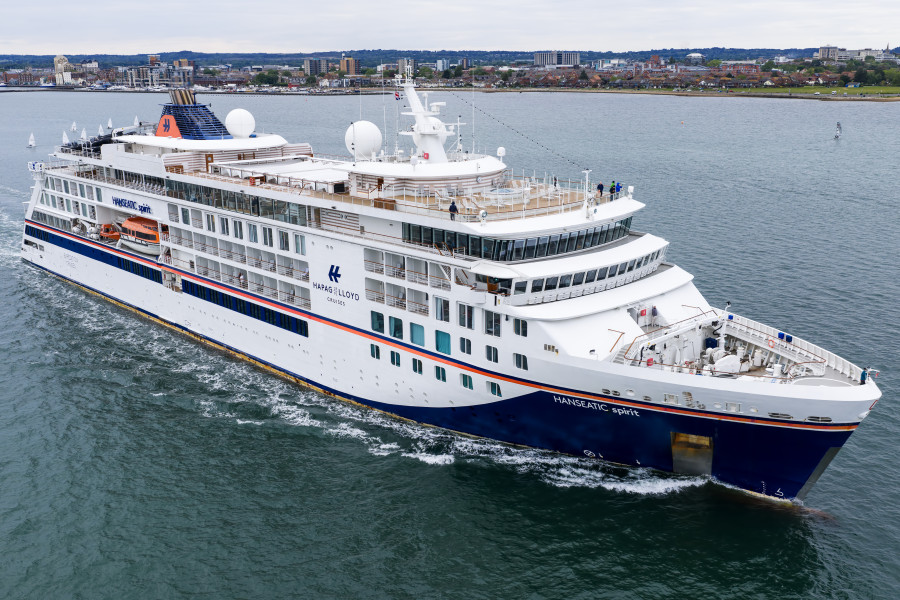 Hanseatic Spirit IMO 9857640 at Poole, United Kingdom