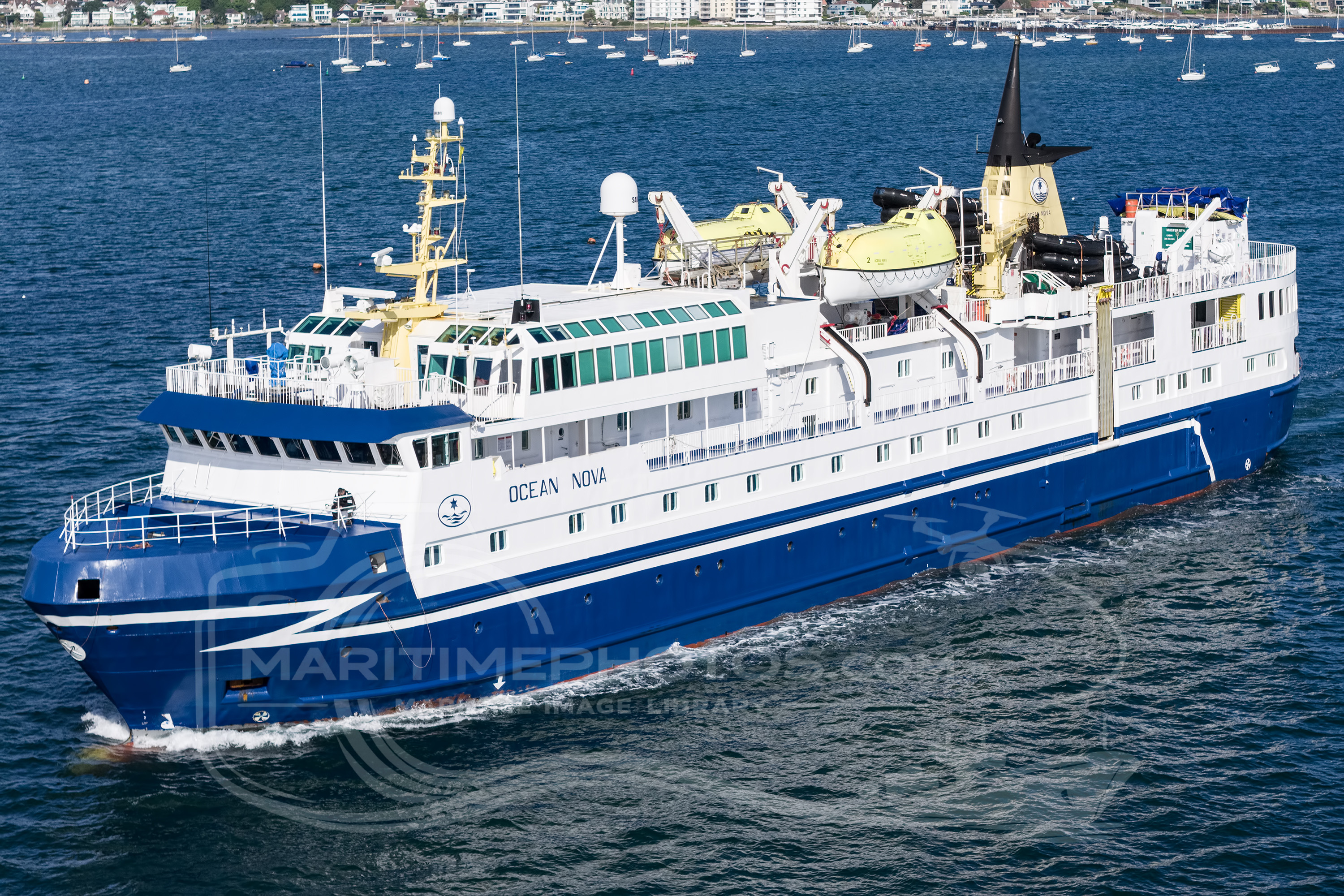 Ocean Nova Cruise Ship IMO 8913916 at Poole, United Kingdom