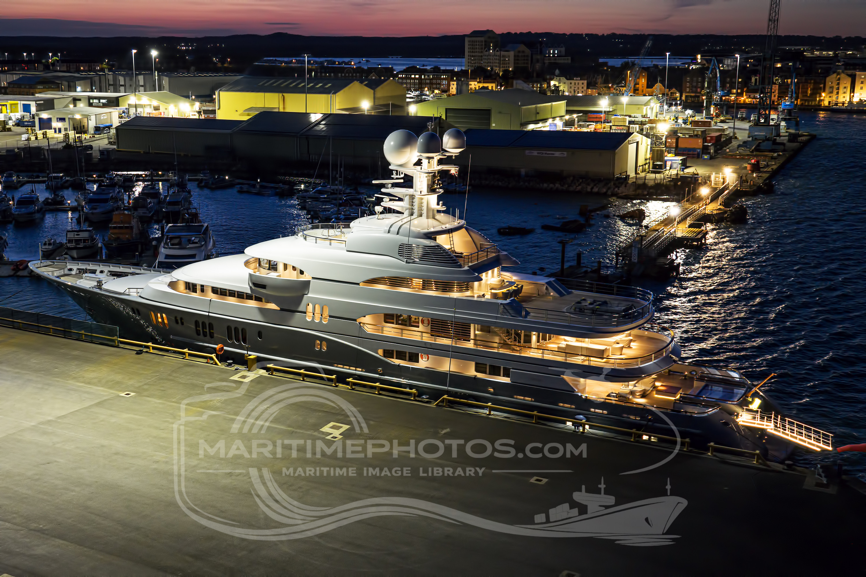 Rocinante Motor Yacht IMO 1009699 at Poole, United Kingdom