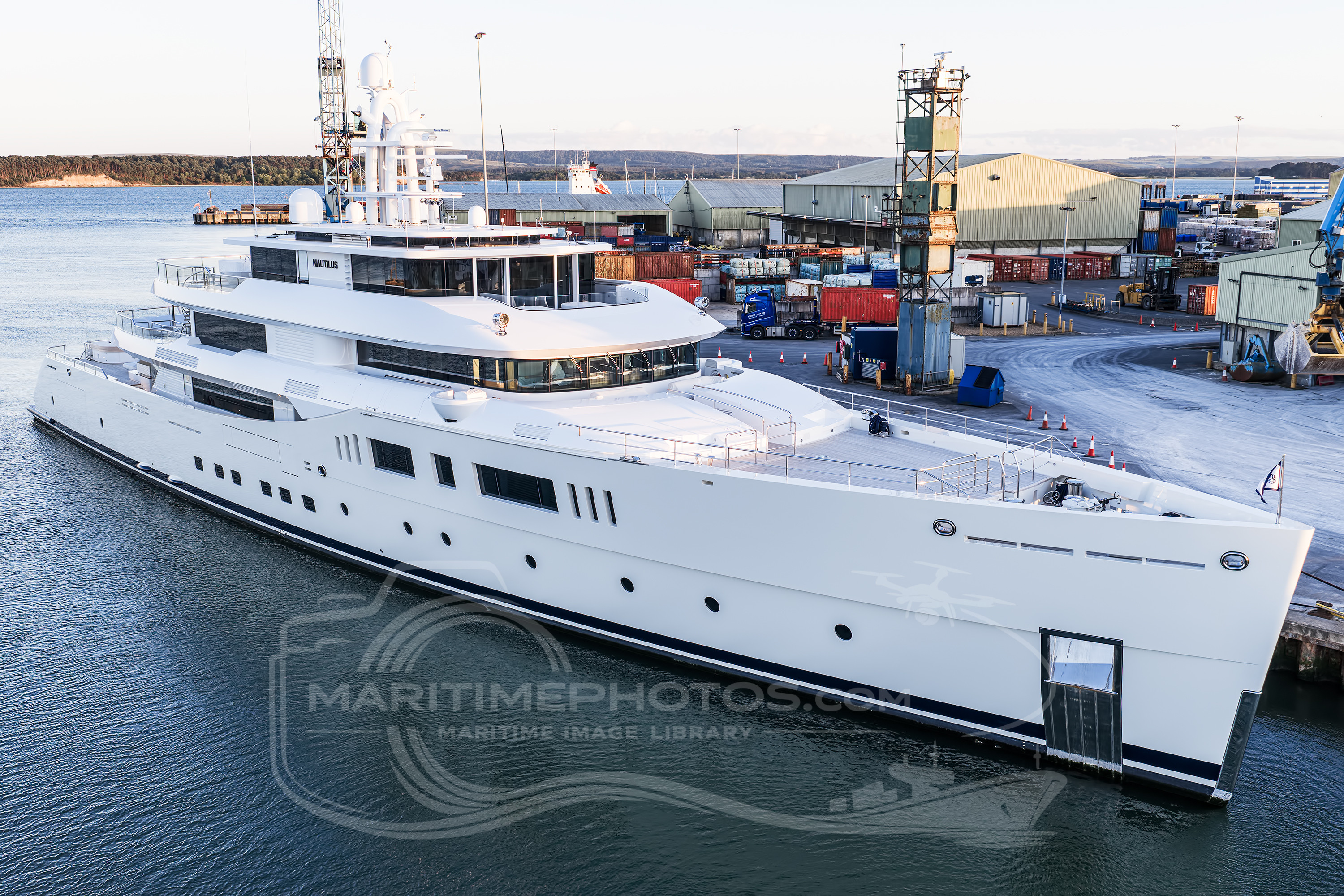 Nautilus Motor Yacht IMO 1011886 at Poole, United Kingdom